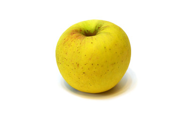 Fresh juicy apples on white background close up isolated