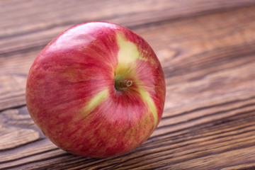 Apple. A fruit rich in vitamins and iron.