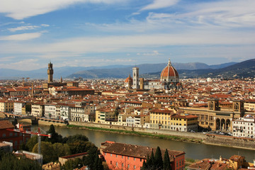 Obraz premium Panorama of the ancient city of Florence, Italy