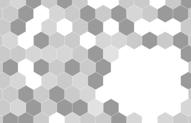 Obraz na płótnie Canvas abstract pattern Geometric white Hexagonal Shapes Background.vector-