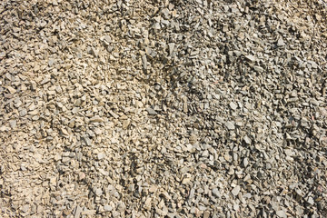 The texture of crushed stone. Background