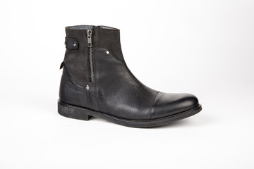 black shoes on white backround