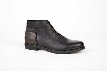 black shoes on white backround