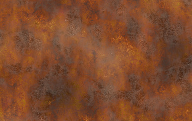 aged coroded rusty metal