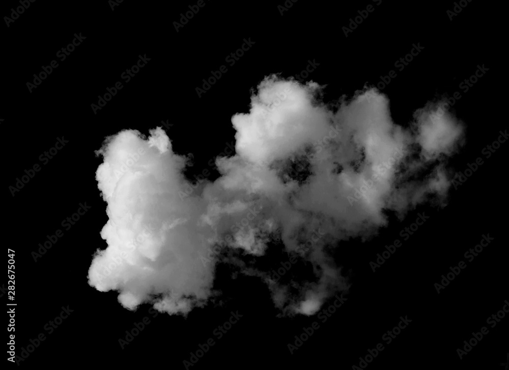 Canvas Prints white cloud object for nature design summer background