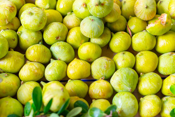 ripe figs on full frame