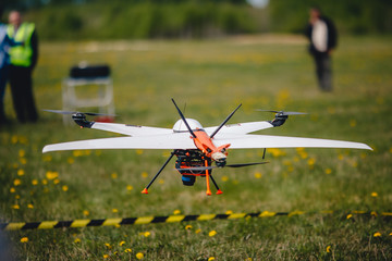 Hybrid drone for scanning fields Agricultural crop Drought level