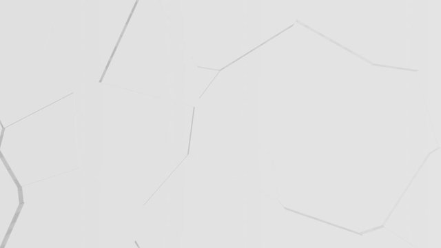 white background of abstract geometric pattern - seamless looping (FULL HD)