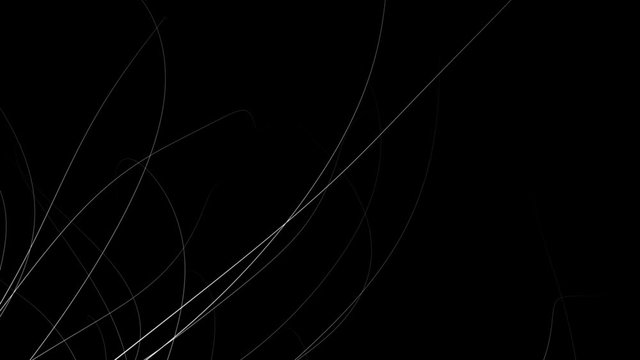 minimalist background in abstract nature style - white on black (FULL HD)