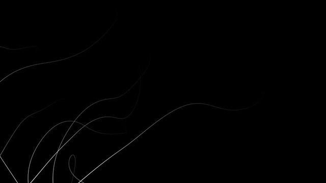 minimalist background in dynamic graphic style - white on black (FULL HD)