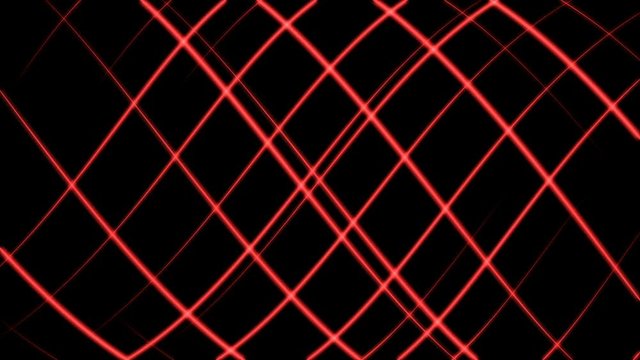 red glowing lines create dynamic net - seamless loop (FULL HD)