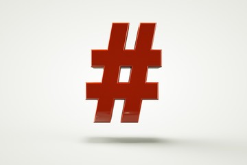 Obraz premium punctuation marks. with background, 3d image