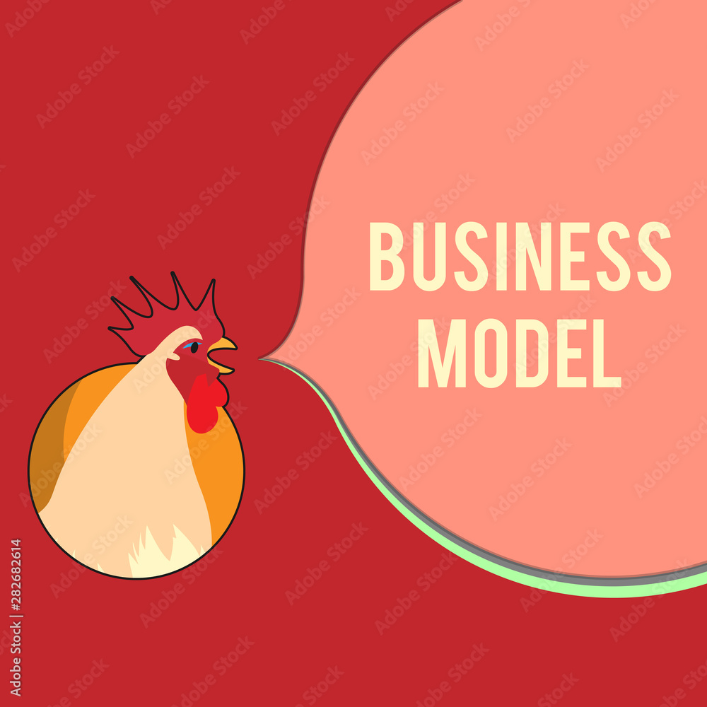 Poster writing note showing business model. business photo showcasing identifying revenue sources plan on h