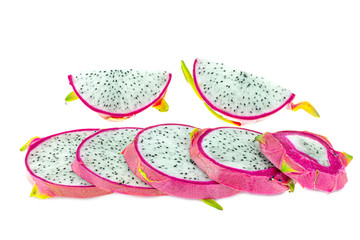 Beautiful pink dragon fruit or pitaya