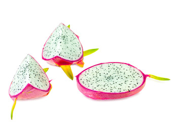Beautiful pink dragon fruit or pitaya