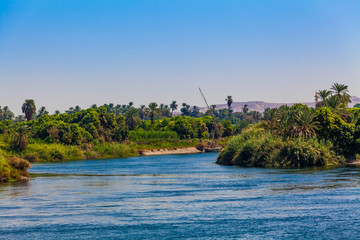 Life on the River Nile in Egypt