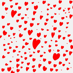 Kleine Herzen als Hintergrund