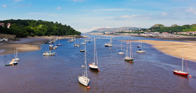 An Conwy Marina Shot, Wales, GB, UK