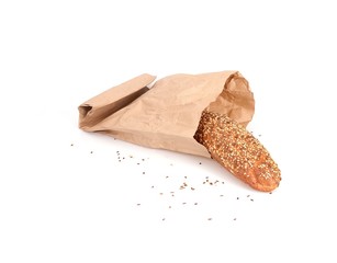 Bread isolated on a white background