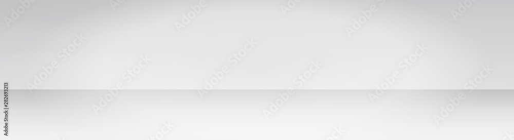 Aufkleber Wide Gray gradient abstract background, grey soft light frame blurred mesh texture for presentations magazine or graphic design background