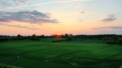 Fototapeta premium Sunset Bad Schwartau