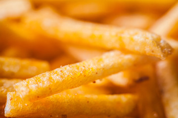 French fries corn snacks