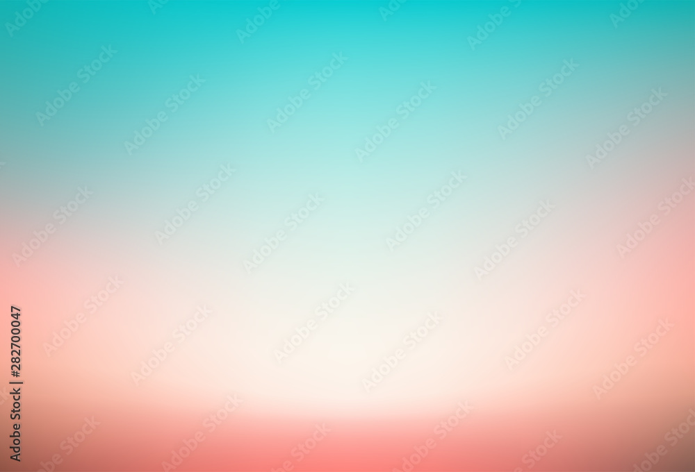 Aufkleber Blue Fresh Sky Pastel Orange Background Gradients use us colorful background composition for website magazine or graphic design backdrop
