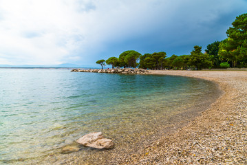 beautiful sea shore shining sun