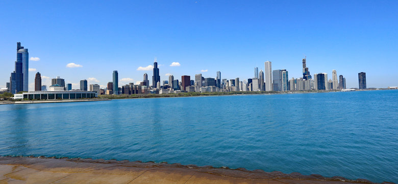 The Chicago skyline.
