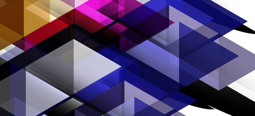 Obraz premium Colorful repeating triangles modern geometric in contemporary style on white background. Abstract geometric shape. Modern stylish texture