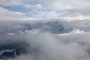 Fog in the alps