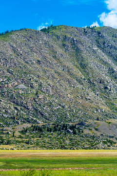 Landscape at Cardona Kur - Kechu. Altai Republic, Russia