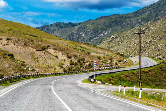 Chui tract at Kur - Kechu. Altai Republic, Russia