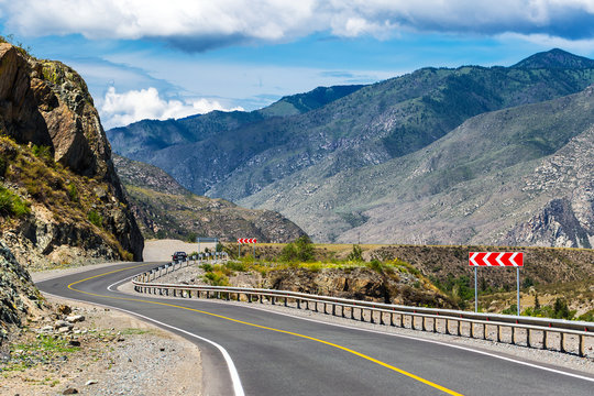 Chui tract at Kur - Kechu. Altai Republic, Russia