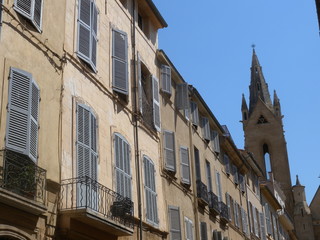 Street in Aix in Provence France
