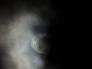 Cloudy Moon Phases and Eclipse effect