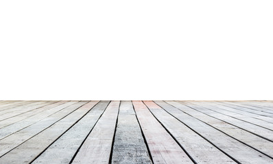 wooden floor on white background