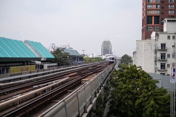 BTS Sky Train, Bangkok, Thailand.