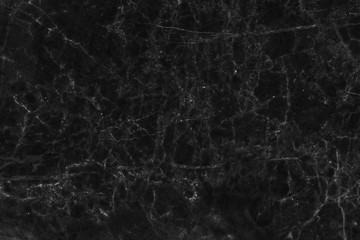 Black marble natural pattern for background, abstract black and white