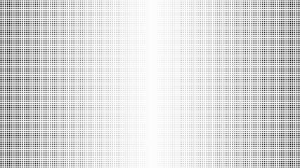 Halftone. Abstract gradient background of black dots. Vector illustration.