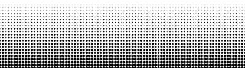 Halftone. Abstract gradient background of black dots. Vector illustration.