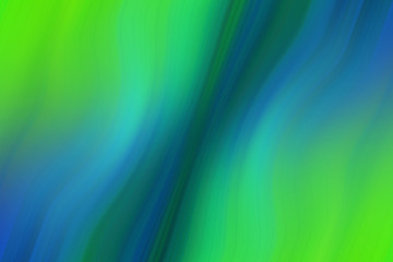 Obraz premium Conceptual abstract blurred, green and blue, motion background.