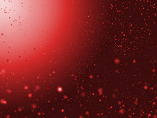 Abstract love sparkling background with many blured light bubbles on a smooth gradient
