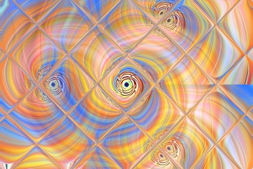 Abstract pattern background. Graphic modern art. Fractal artwork. Creative decoration for printed products. Design elements. Digital fantasy painting. Trendy desktop wallpaper. Fashion poster template