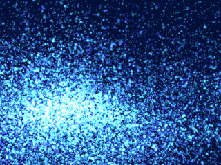 Abstract galaxy universe background with many blured  light bubbles like stars on a smooth gradient © alzbeti