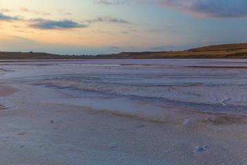 Salt production not far from Baku