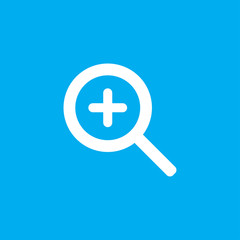 Fototapeta premium Zoom icon illustration isolated vector sign symbol