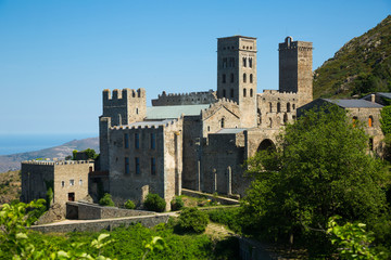 Fototapeta premium Monestir de Sant Pere de Rodes, Spain