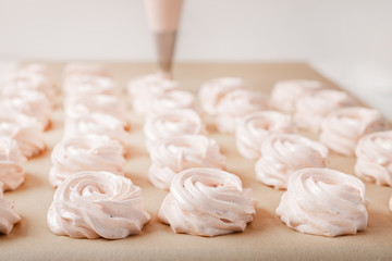 The process of making marshmallow for family and friends