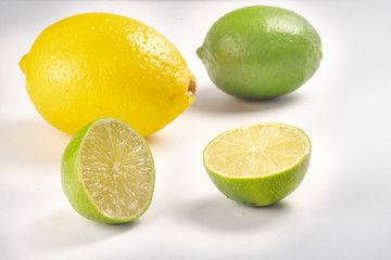 citrons jaunes et citrons verts